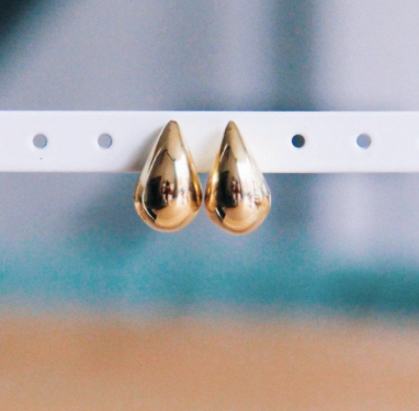 RVS druppel 'klein' – glans/goud