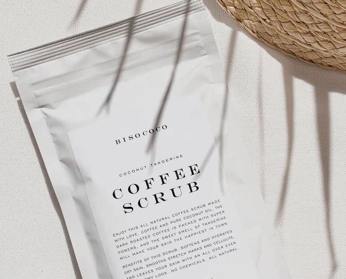 COCONUT TANGERINE COFFEE SCRUB | Lichaam en huid | Natuurlijk | 100G