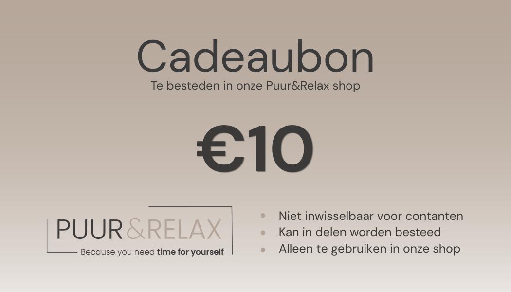 Puur & Relax cadeaubon (alleen webshop)